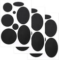 3 Sheets Down Jacket Repair Patches,Self Adhesive Clothes Repair Patch,Self Adhesive Repair Patch for Down Coat Tents Sleeping Bags Outerwear Inflatables（Black）