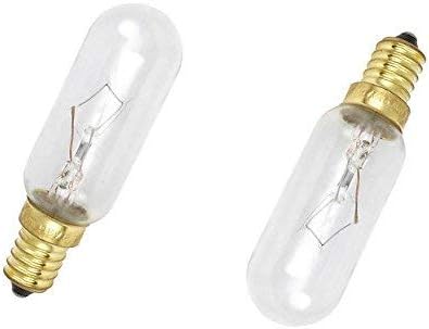 Pack of 2 40W 240V Cooker Hood Bulbs Replacement Universal Small Screw Cap E14 (wali)[Energy Class A]