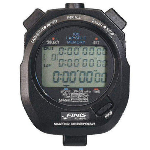 Stopwatch 3x-100m Memory Black