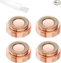 Hair Remover Replacement Heads Compatible with Finishing Touch Flawless Facial Hair Removal Gen 1 Only, 4 Count - Not Compatible with Gen 2 or Gen 3