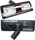 32mm Brush Head Replacement for Henry Hoover Attachments | 300mm Extended Neck Floor Brush Dual Pedal Compatible | High-Performance Vaccuming and Easy Handling on All Floors