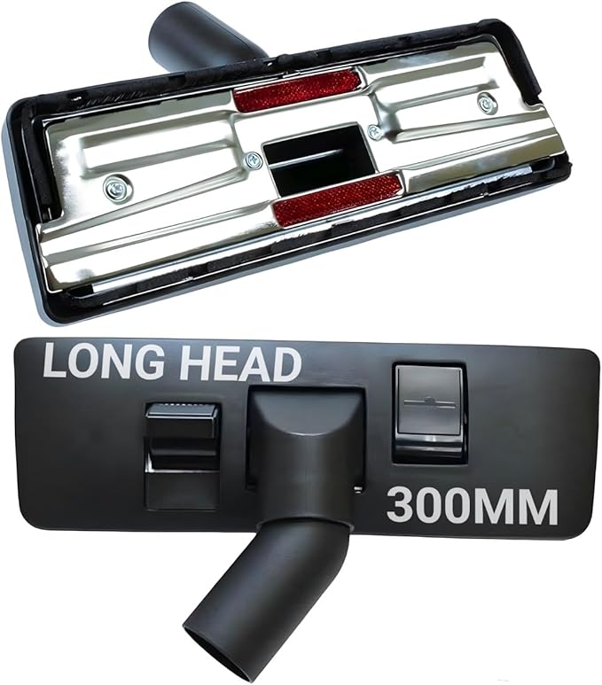 32mm Brush Head Replacement for Henry Hoover Attachments | 300mm Extended Neck Floor Brush Dual Pedal Compatible | High-Performance Vaccuming and Easy Handling on All Floors