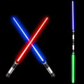 2-Pack LED Lightsabers with Sound - Flashing Star Wars Toy Swords for Kids