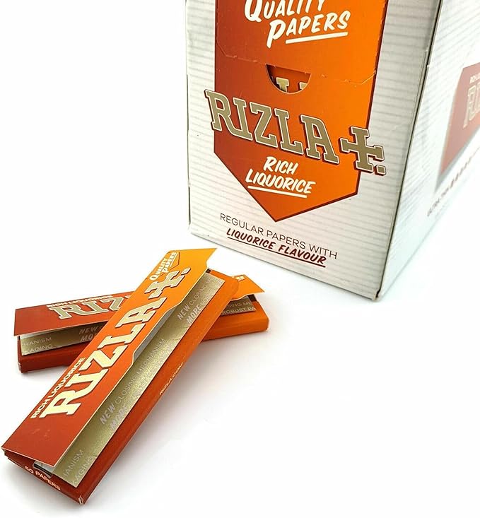 Rizla Regular Liquorice Rolling Paper 10 Pack