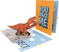 Unhinged 'T-rect' 3D Pop Up Funny Valentines Card for Him/Her – Cheeky, Rude, Hilarious and Funny Anniversary Card for Husband, Wife, Couple, Boyfriend, Girlfriend, Wedding, Valentine's Day Card