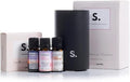 The Sleepy Trio Complete Kit - Essential Oil Diffuser with Waterless Technology | Quiet Black Diffuser for Relaxation, Sleep & Halo Home Aromatherapy
