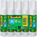 Scotch Permanent Glue Stick - 1 Pack of 5 Sticks, 8g per Stick - Ideal for Paper, Fabric and Lightweight Items