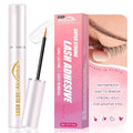 False Eyelash Glue for Cluster Lashes,Waterproof Super Strong Hold Clear Strip Lash Glue for Sensitive Eyes,Fast Drying Lash Adhesive 5ml/0.17fl.oz White