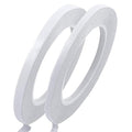 Double Sided Tape - 2 Rolls 2 Sizes Adhesive Sticky Craft Tape - each roll 25 meters Long,Wide 6mm/9mm