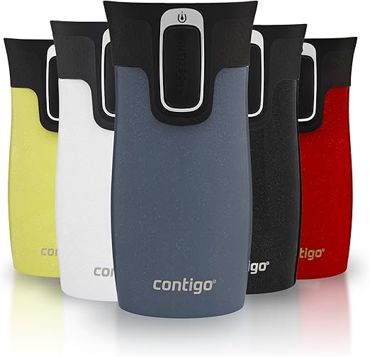 Contigo West Loop Mini Autoseal Travel Mug | Stainless Steel Thermal Mug | Vacuum Flask | Leakproof Tumbler | Coffee to go Mug with BPA Free Easy-Clean Lid | 300 ml