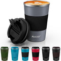 Tlater Insulated Mug, 380 ml Thermos Coffee Mug Insulated Coffee Mug – Insulated Mug – Stainless Steel Double-Walled Thermos Mug for Hot and Cold Beverages, Coffee, Water and Tea