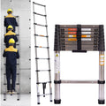 2.6M Telescopic Ladder Extendable EN131 Standard Stainless steel