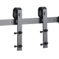 Sliding Rail Barn Door Hardware Steel Roller Closet Track System Kit