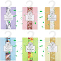 6pcs Sachets With Hanging Sachets Wardrobe Closet Room Wardrobe Fresheners Bathroom Cart, Aromatherapy Bag, Natural Mothproof Agent, Lasting Fragrance(Jasmine, Rose, Lavender, Lily, Ocean, Lemon)