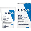 CeraVe PM Facial Moisturising Lotion, 52 ml / 1.75 oz, Daily Facial Moisturiser with Niacinamide for Normal to Dry Skin