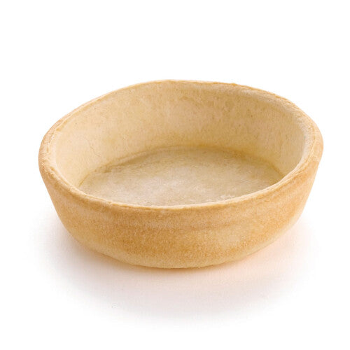 Pidy Small 8.3cm Neutral Pastry Tarts, 72 Pieces - Ready-to-Fill, Crispy, Moisture-Resistant Tart Shells for Quiche & Desserts