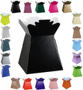 Glossy Vibrant Bouquet, Flower Box/Vase - Transportation Display, Presentation Boxes (1, Black)