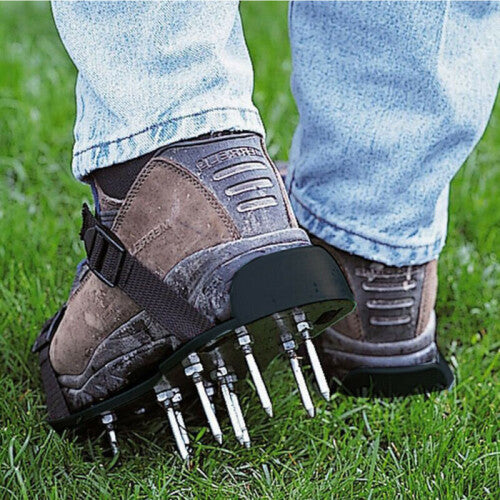 29 x13cm Spikes Pair Lawn Garden Aerator Aerating Sandals Shoes