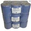 18 Blue Centre Feed 2 Ply Embossed Paper Wipe Pull Rolls Wipes Kitchen Towel