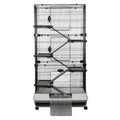 Chatsworth 80cm Rat Ferret Chinchilla Pet Cage, 5-Level Platforms TK51406