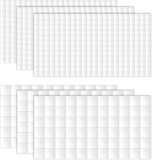 990 Pcs Card Making Supplies,Foam Sticky Pads,Double Sided Sticky Foam Pads for Crafting, Scrapbooking, DIY Projects,Cards, Art & Home Decor (2 Sizes)，Add Overlock Stitching to Prevent Falling Off.