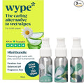 Wype | On The Go Bundle | Toilet Roll Gel | Flushable & Convenient Wet Wipe Alternative | Holiday Essentials | 3 x 30ml