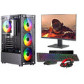 Fast Gaming PC Bundle: Intel Quad Core i5 16GB RAM 1TB HDD & 128GB SSD GT730 2GB Black 6 Fan