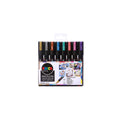 Uni Posca PC-5M Paint Marker Pen Wallet, Metallic Colours Set of 8 Assorted Colours, Medium Tip