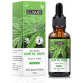 ELAIMEI Bio-Active Organic Hemp Oil Drops 2000mg â€“ 30ml