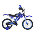(Blue, 20 inch) Kids Moto Bike Bicycle Boys Girls MOTORCROSS