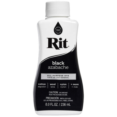 Rit Dye Liquid 8oz-Black -8-15
