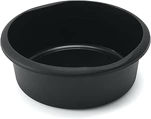 Addis Round Washing Up Bowl 7.7L Capacity in Midnight Black.