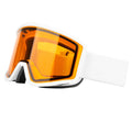 Outdoor Ski Goggles Fog Resistant for Men and Women, White Chestnut Color, Ideal for Skiing, Cycling, Snowboarding