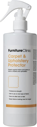 Furniture Clinic Carpet & Upholstery Protector Spray- Repels All Stains and Water - Fabric Protector Spray for Upholstery, Carpets, Sofas, Car Seats, Shoes - 500 ml