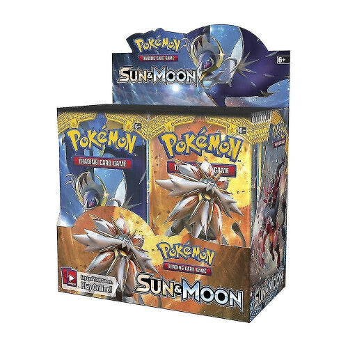 Betterlifefg-324pcs / Set Pokemon Cards: Sealed Booster Box Collection Trading Card Game Toyssun Moon
