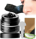 LANBENA Bamboo Charcoal Pore Strips（30g/1.06 Oz）, 60 pcs Nose Strip with Blackhead Remover, Black HeadRemover for Face, Blackhead Re mover Kit, NoseStrips forBlackheads