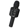 BONAOK Wireless Bluetooth Karaoke Microphone 3-in-1 Portable Handheld Karaoke Mic Speaker Machine Home Party Birthday for All Smartphones Q37 (Black)