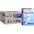 Aptamil 1 First Baby Milk Powder, From Birth, 1.2K (Pack of 3)