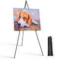 Portable 63-Inch Art Easel Stand â€“ Foldable Metal Tripod for Canvas, Posters & Signs, Lightweight, Adjustable Height