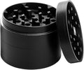 Herb Grinders, Grinder for Dry Herb Portable Zinc Alloy Metal Grinder,Black,5x4cm/2x1.6inch
