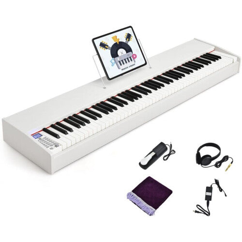88-Key Weighted Digital Piano Full-Sized Keyboard for Beginners/Adults