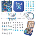 Stitch Bracelet Children's Bead Set DIY Alloy Crystal Cartoon Bracelet For Christmas  Halloween Kids Gifts