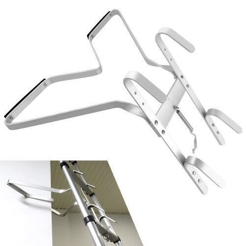 V-Shaped Ladder Standoff Downpipe Ladder Accessoryâ€‚Aluminum Heavy Duty Ladder Stay