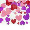 200 Pcs Multicoloured Foam Heart Stickers, Valentines Day Stickers, Self Adhesive Glitter Foam Hearts, DIY Love Heart Greeting Cards Decorations for Valentines Day Mothers Day Wedding