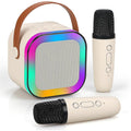 (Beige) Karaoke Machine For Kids