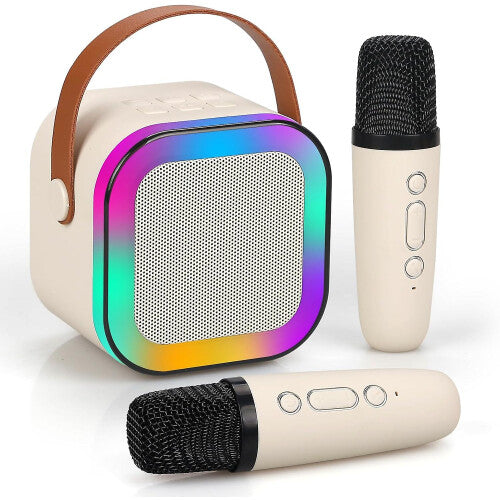 (Beige) Karaoke Machine For Kids