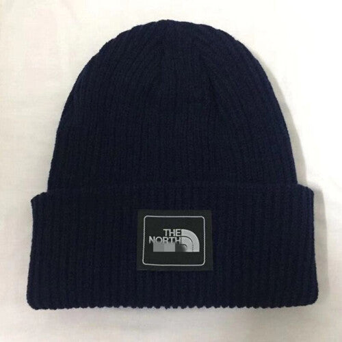 (Navy Blue) Cuff Beanie Plain Knit Hat Winter Solid Cap Slouchy Skull Ski Warm Men Woman