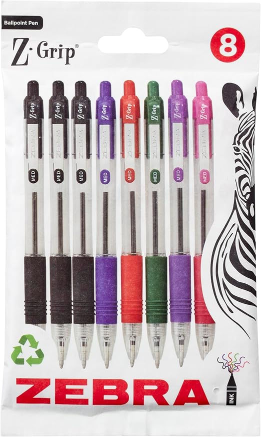 Z-Grip 8pk Assorted