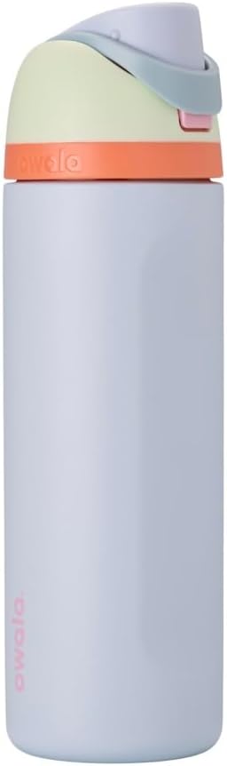 Owala FreeSip Insulated Stainless Steel Water Bottle with Straw for Sports and Travel, Leak Proof, BPA-Free, 710ml, Beach House
