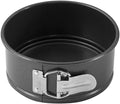 haoyuan 6 Inch Springform Cake Tin - 16CM Round Cake Pan, Non-Stick Baking Tins, Carbon Steel Cake Tray, Loose Base Baking Mould, Cheesecake Tins with Removable Bottom for Easy Release